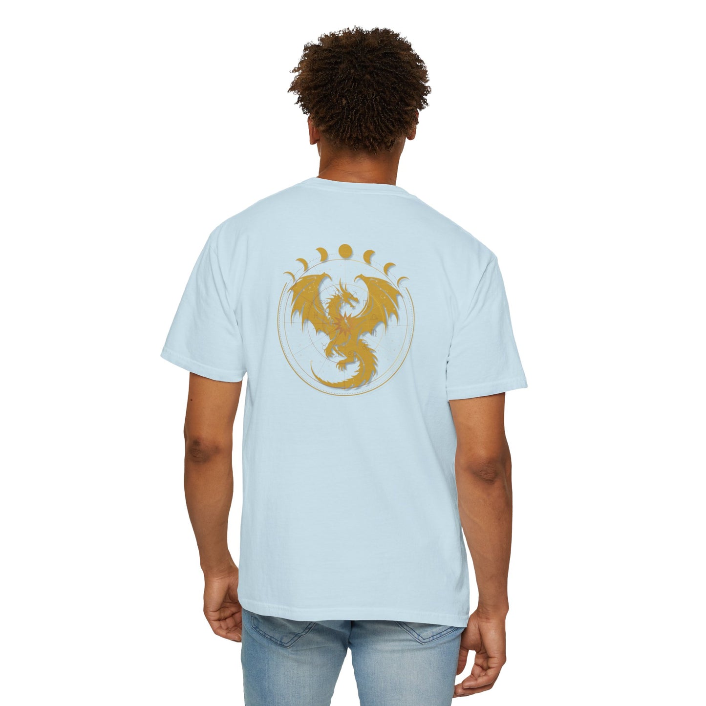 Dragon Book Lovers T-shirt - Unisex Garment-Dyed