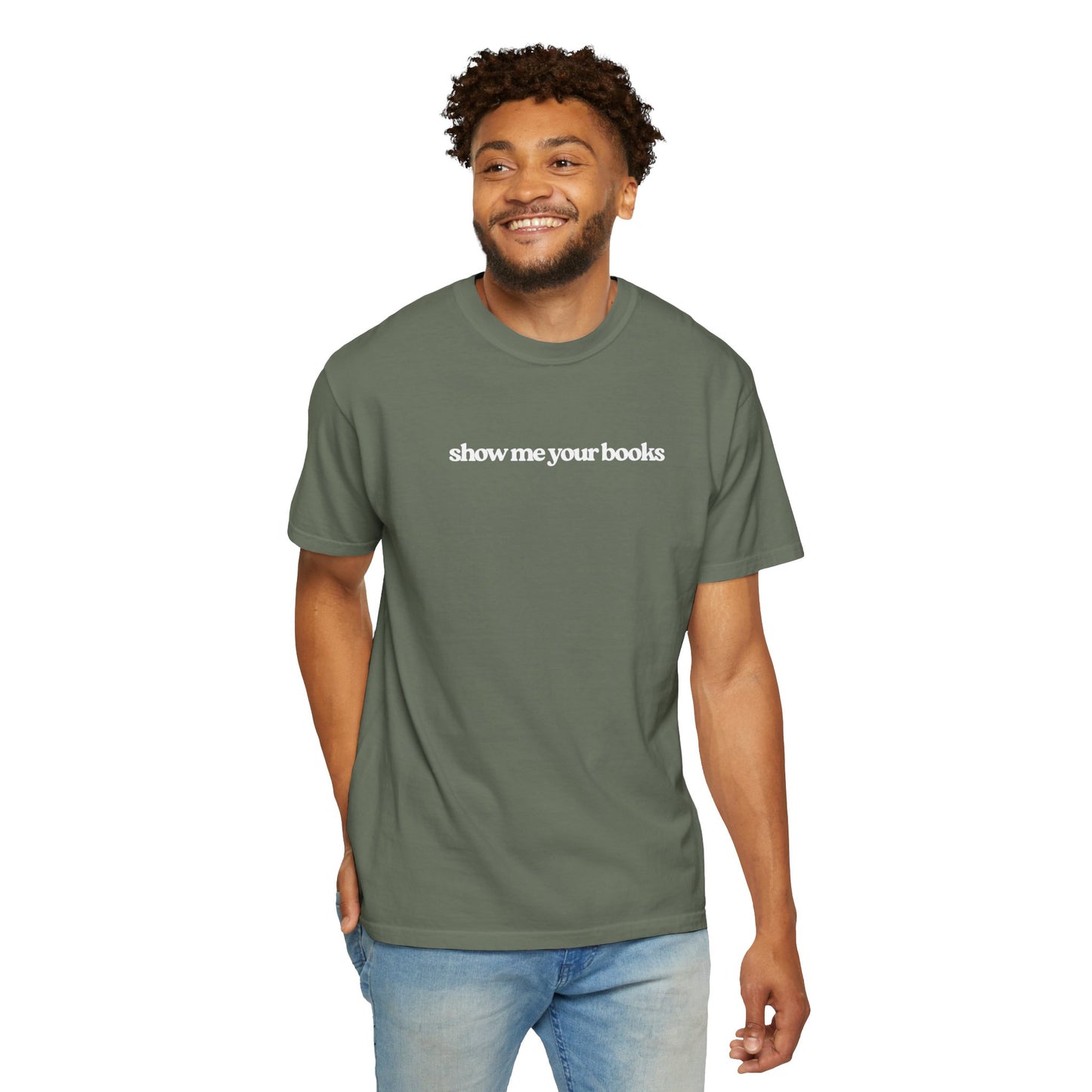 Show Me Your Books T-Shirt, Unisex Reading Tee, Book Lover Gift, Literary Apparel, Casual Shirt for Bookworms