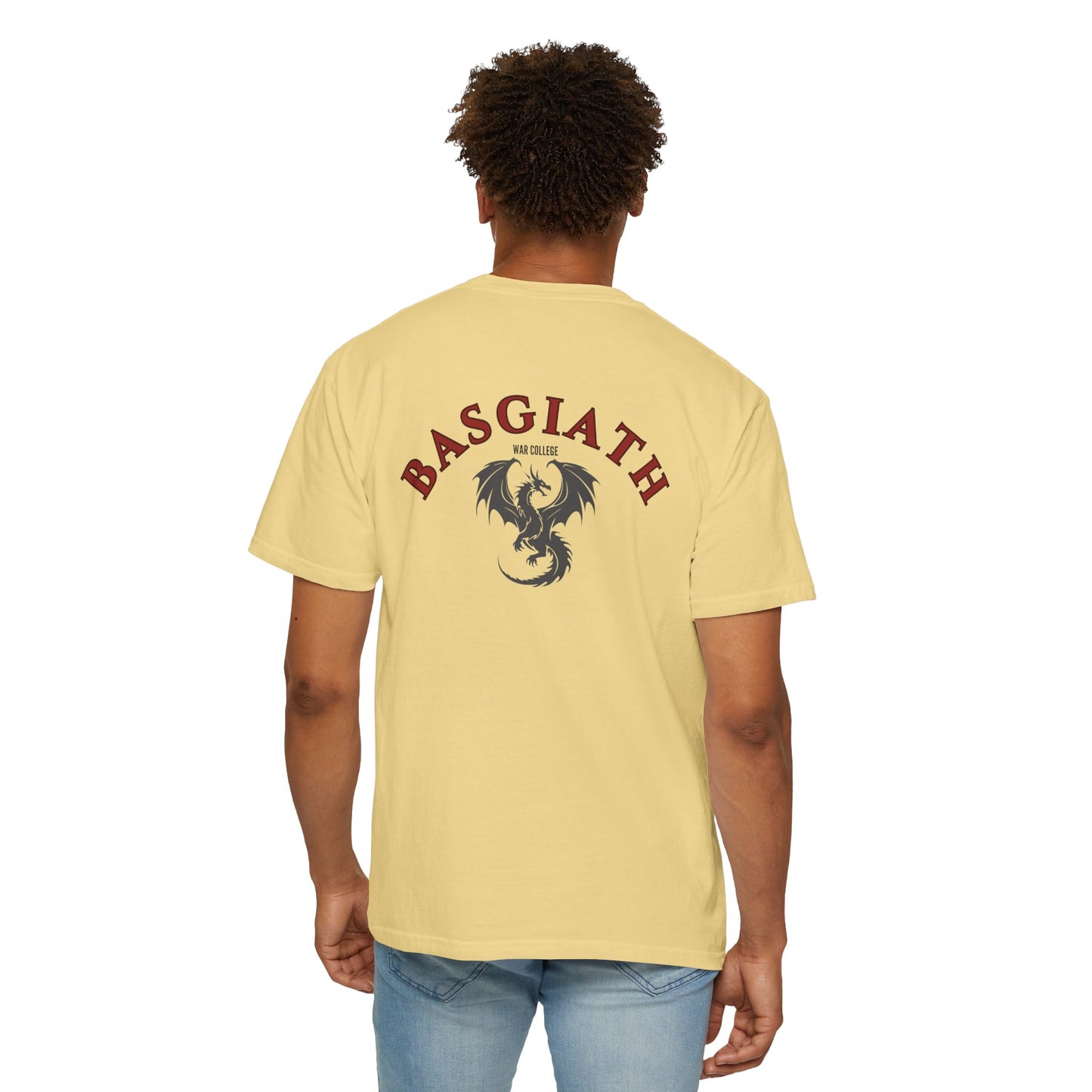 Bookish Dragon Rider T-shirt - Unisex Garment-Dyed
