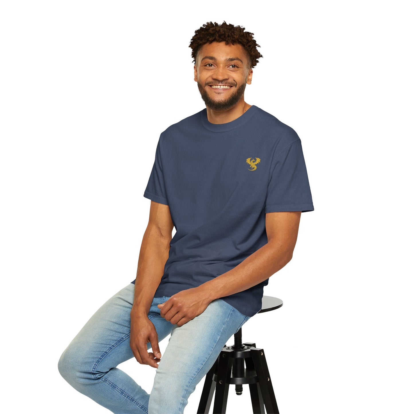 Dragon Book Lovers T-shirt - Unisex Garment-Dyed