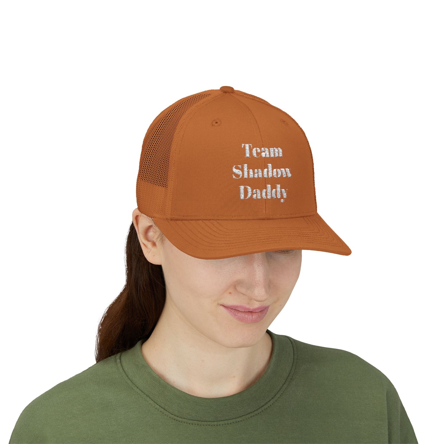 Team Shadow Daddy Sparkly Trucker Hat
