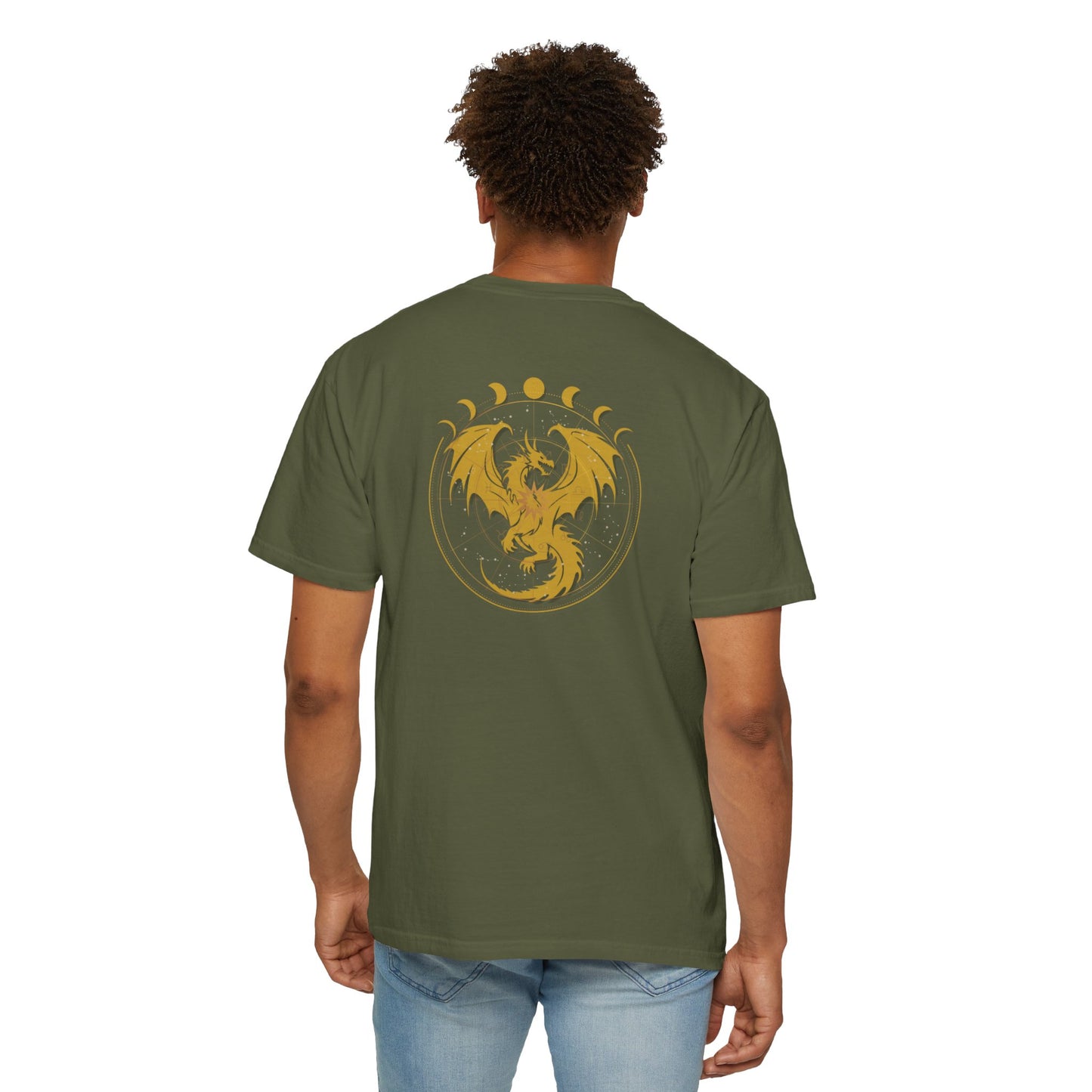 Dragon Book Lovers T-shirt - Unisex Garment-Dyed