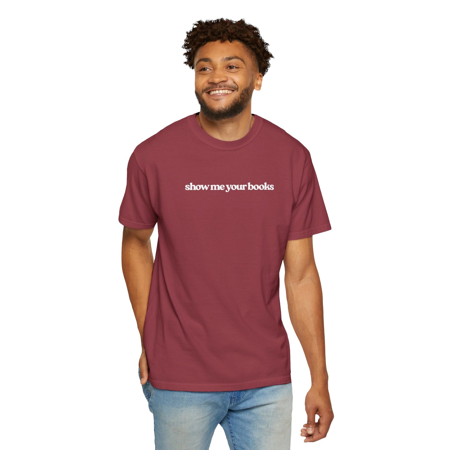 Show Me Your Books T-Shirt, Unisex Reading Tee, Book Lover Gift, Literary Apparel, Casual Shirt for Bookworms