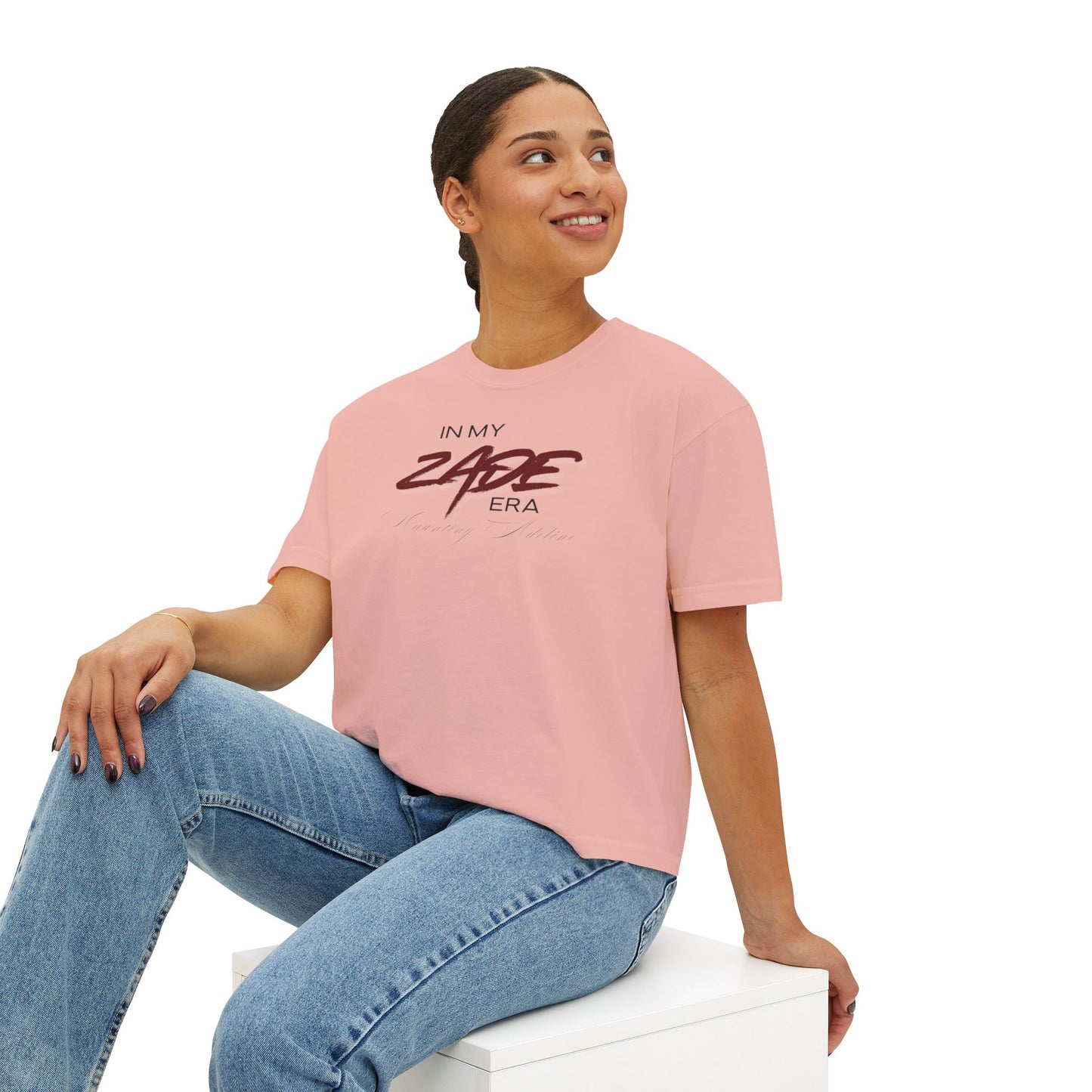 In My Zade Era Women's Boxy Tee - Trendy Graphic Tee, Casual Wear, Gift for Her, Summer Fashion, Everyday Comfort