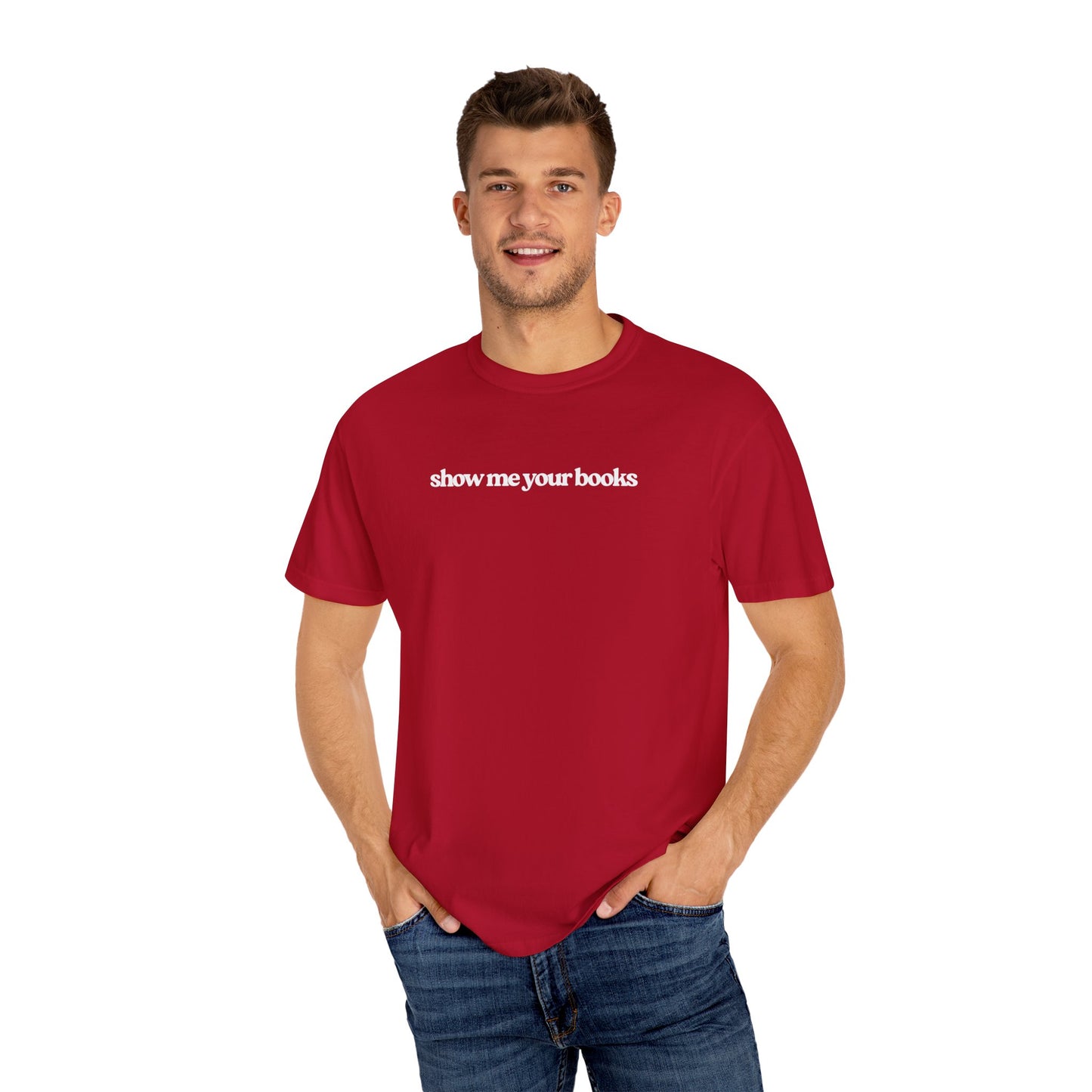 Show Me Your Books T-Shirt, Unisex Reading Tee, Book Lover Gift, Literary Apparel, Casual Shirt for Bookworms