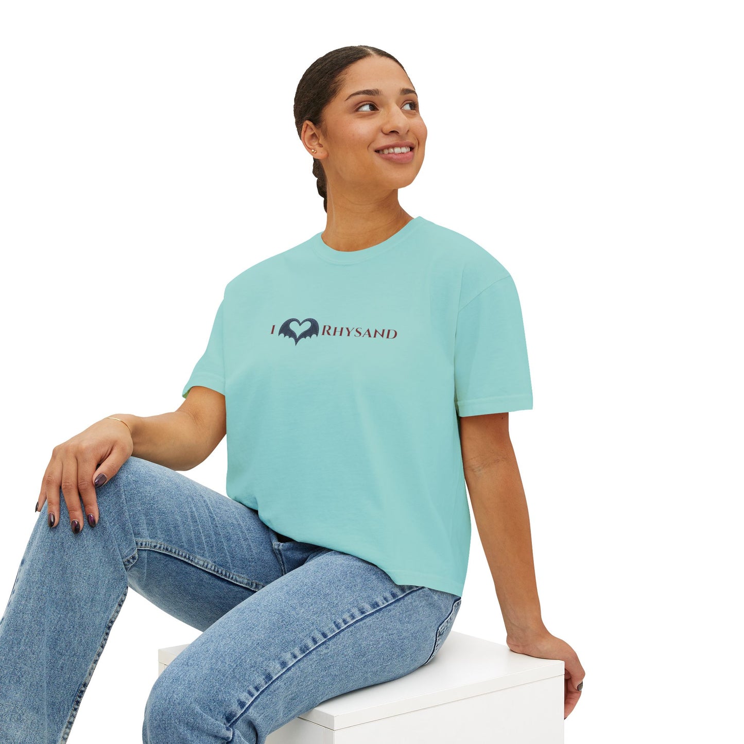 BookTok Rhysand Boxy Tee | Women's Boxy Tee | Casual Graphic T-Shirt, Everyday Wear, Gift for Her, Minimalist Style, Comfy Tee