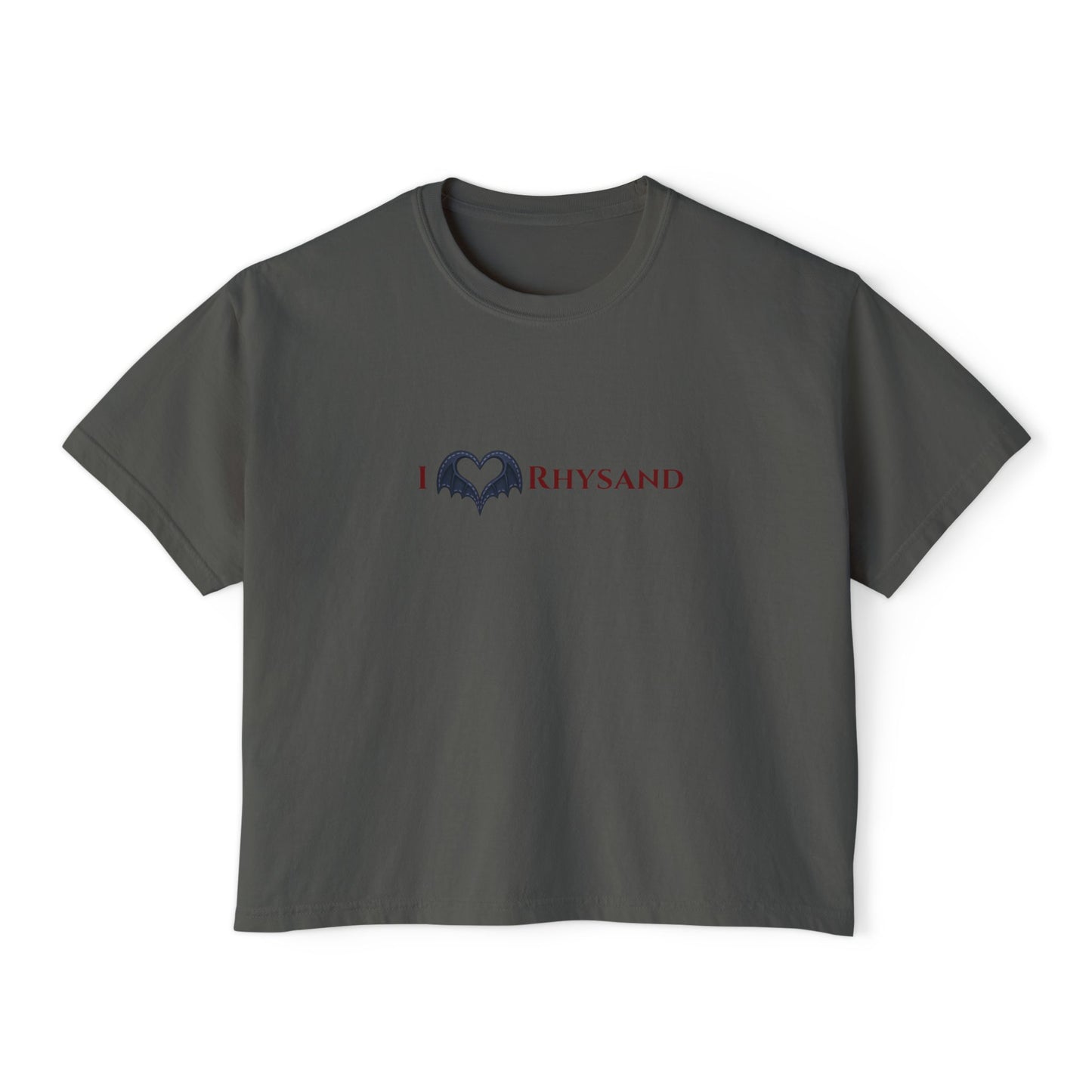 BookTok Rhysand Boxy Tee | Women's Boxy Tee | Casual Graphic T-Shirt, Everyday Wear, Gift for Her, Minimalist Style, Comfy Tee
