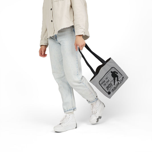 Take Me to the Boy Aquarium Tote Bag | Hockey Fan Canvas Tote