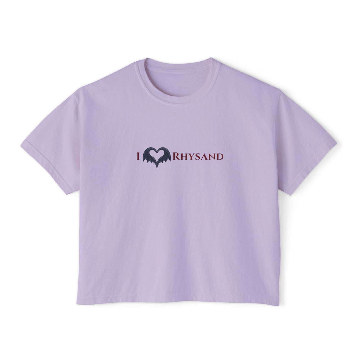 BookTok Rhysand Boxy Tee | Women's Boxy Tee | Casual Graphic T-Shirt, Everyday Wear, Gift for Her, Minimalist Style, Comfy Tee