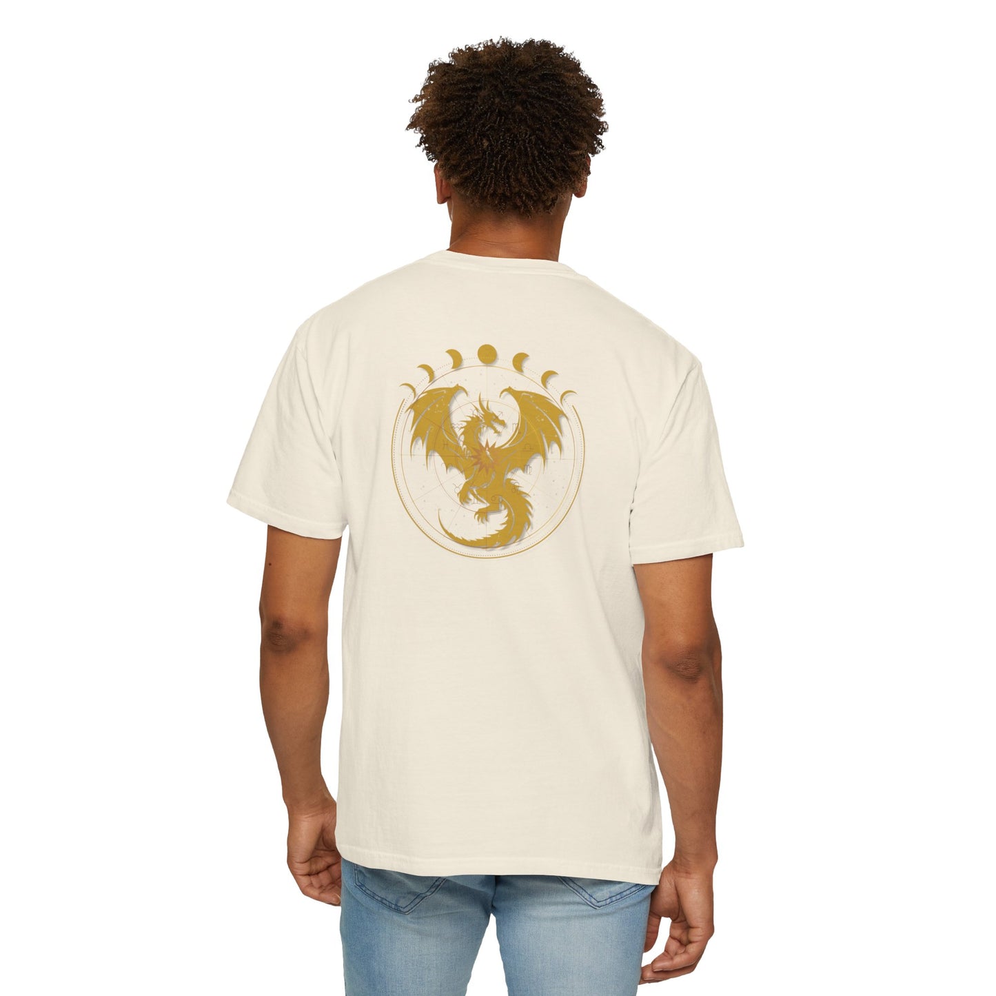 Dragon Book Lovers T-shirt - Unisex Garment-Dyed