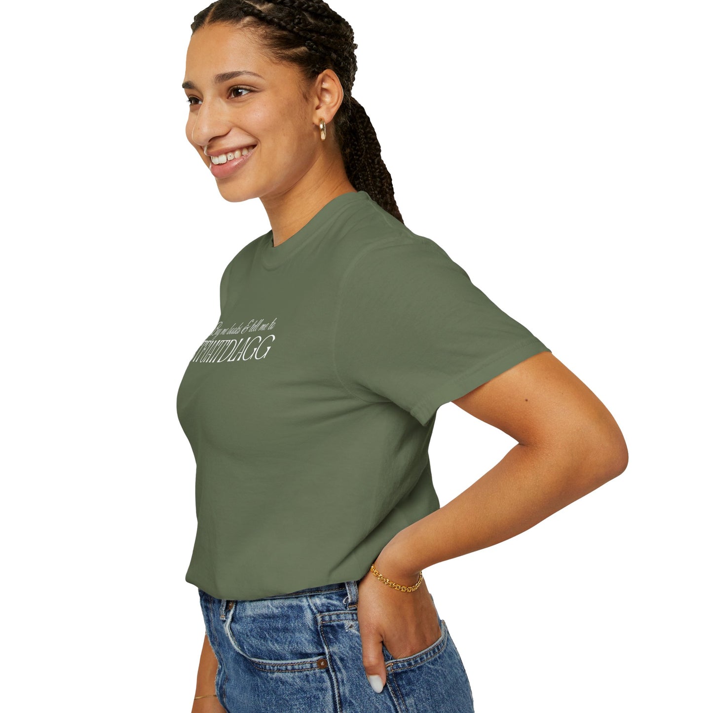 STFUATTDLAGG Playful Unisex Garment-Dyed T-Shirt | Casual Style for Everyday Wear | Gift for Friends, Birthdays, Holidays, Family Gatherings
