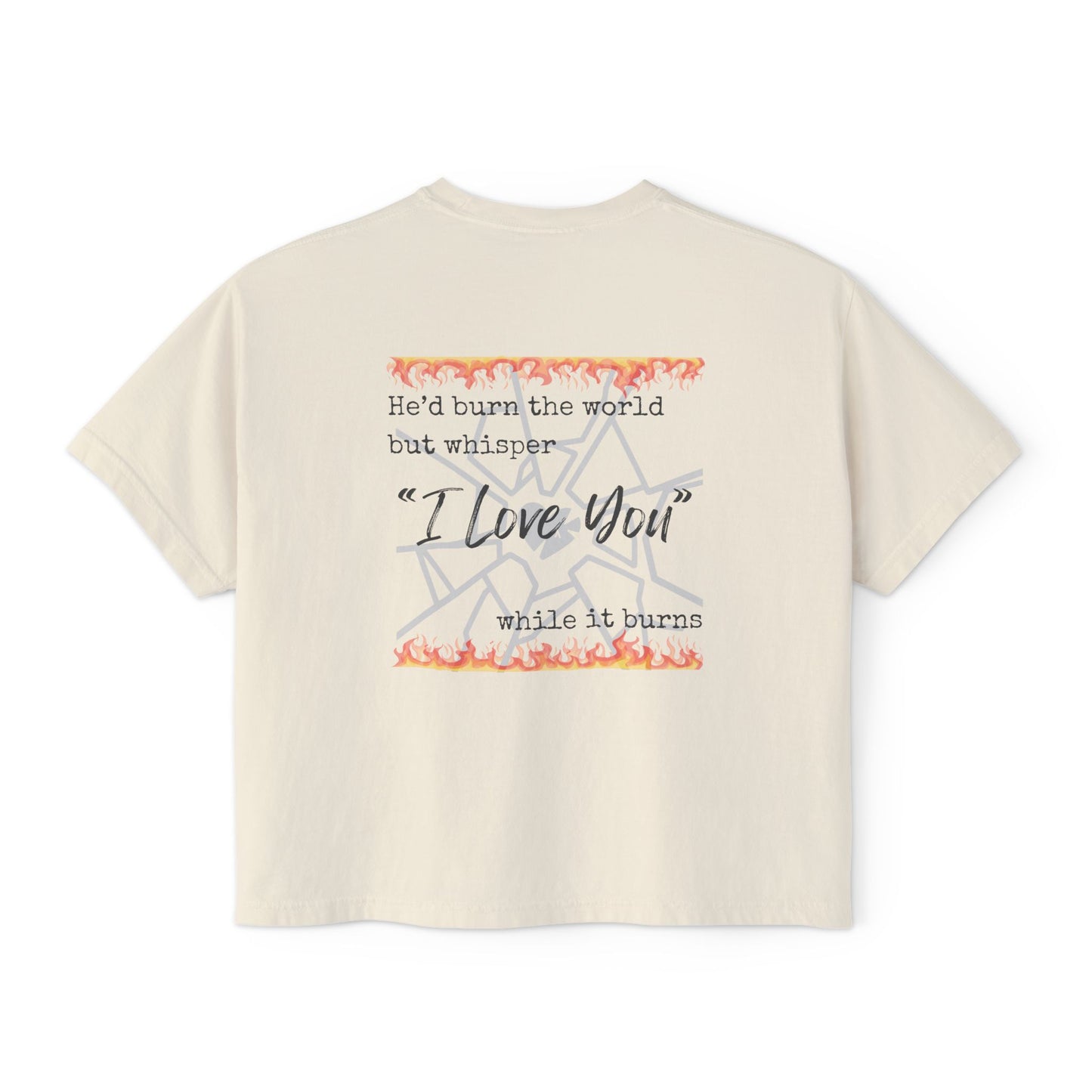 Boxy Tee - Aaron Warner Morally Gray Character Booktok Shirt