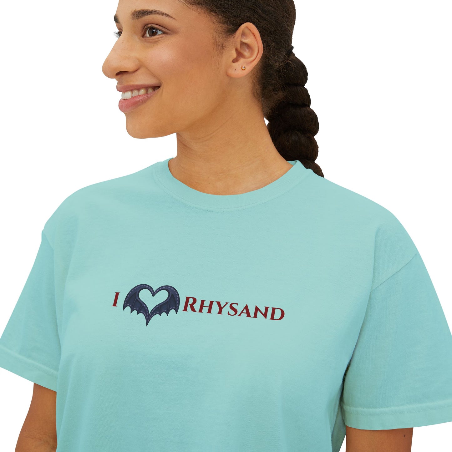 BookTok Rhysand Boxy Tee | Women's Boxy Tee | Casual Graphic T-Shirt, Everyday Wear, Gift for Her, Minimalist Style, Comfy Tee