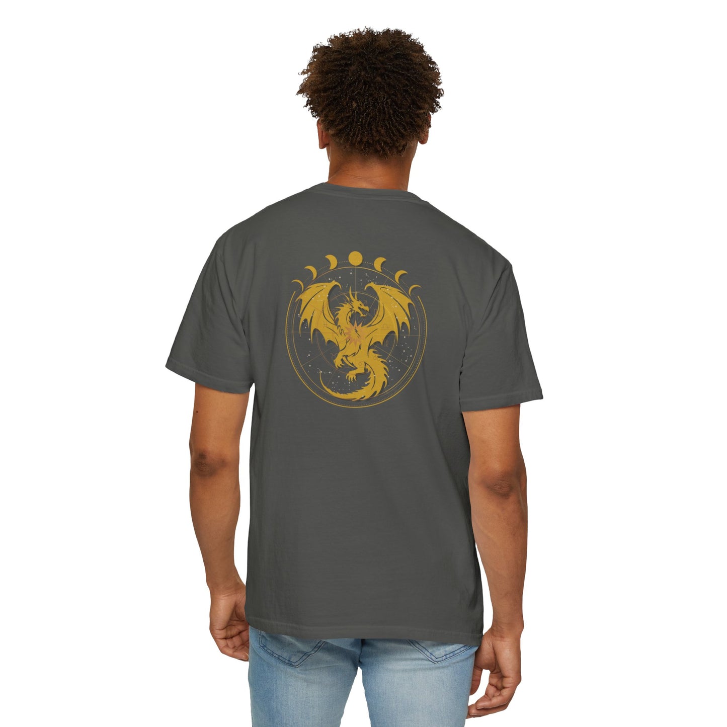 Dragon Book Lovers T-shirt - Unisex Garment-Dyed