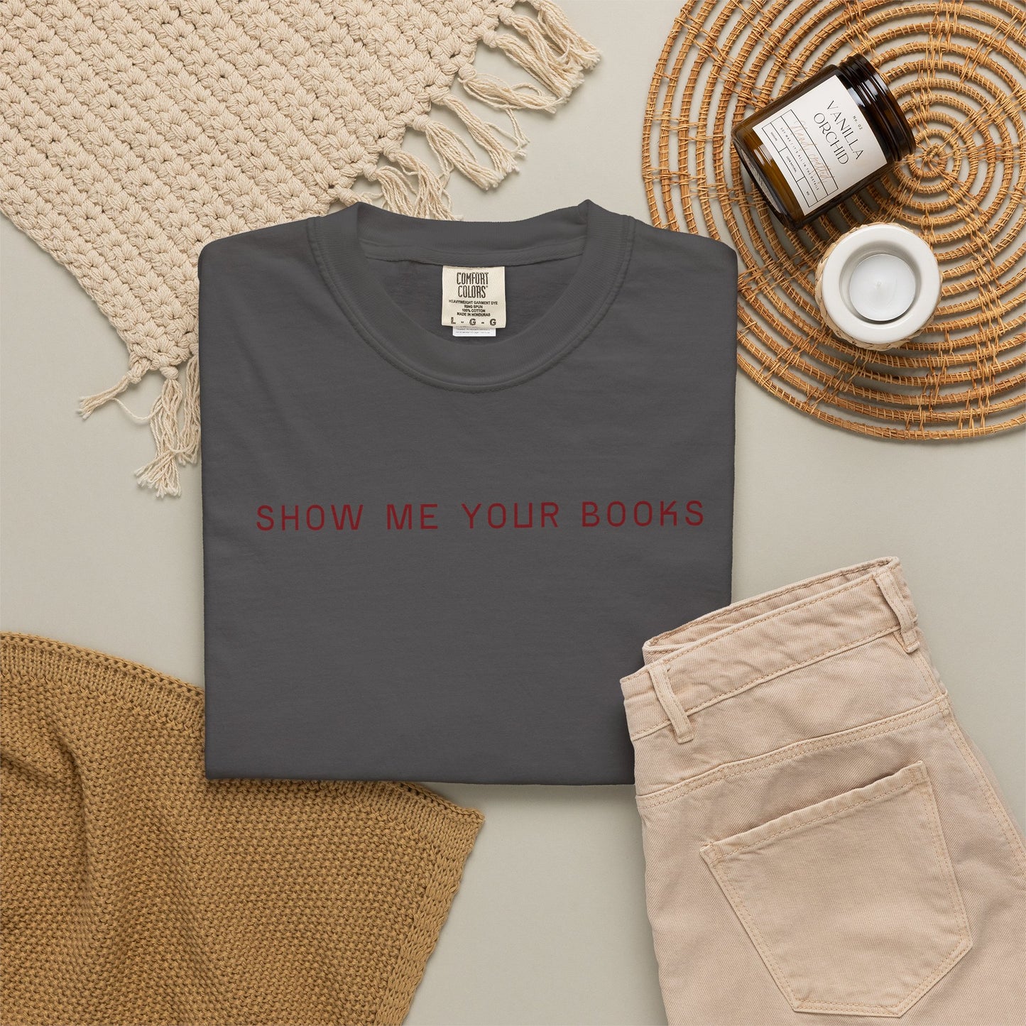 Show_Me_Your_Books_Red_text_Graphite