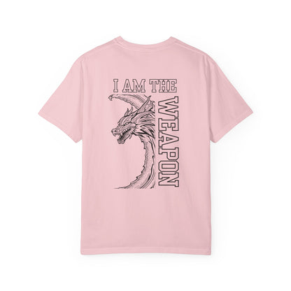 I Am the Weapon Tee | Xaden Riorson Fourth Wing Shirt for BookTok Fans Back Print