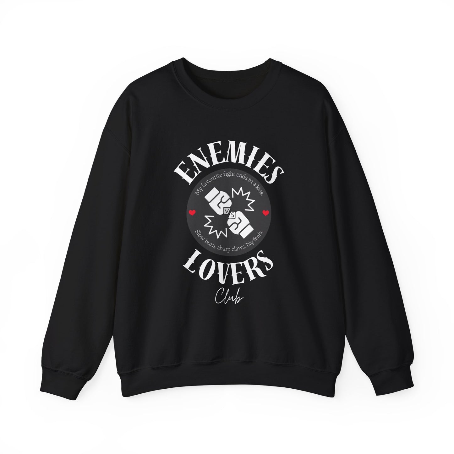 Enemies vs Lovers Club Sweatshirt | Enemies to Lovers Romance Pullover for BookTok Fans
