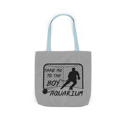 Take Me to the Boy Aquarium Tote Bag | Hockey Fan Canvas Tote