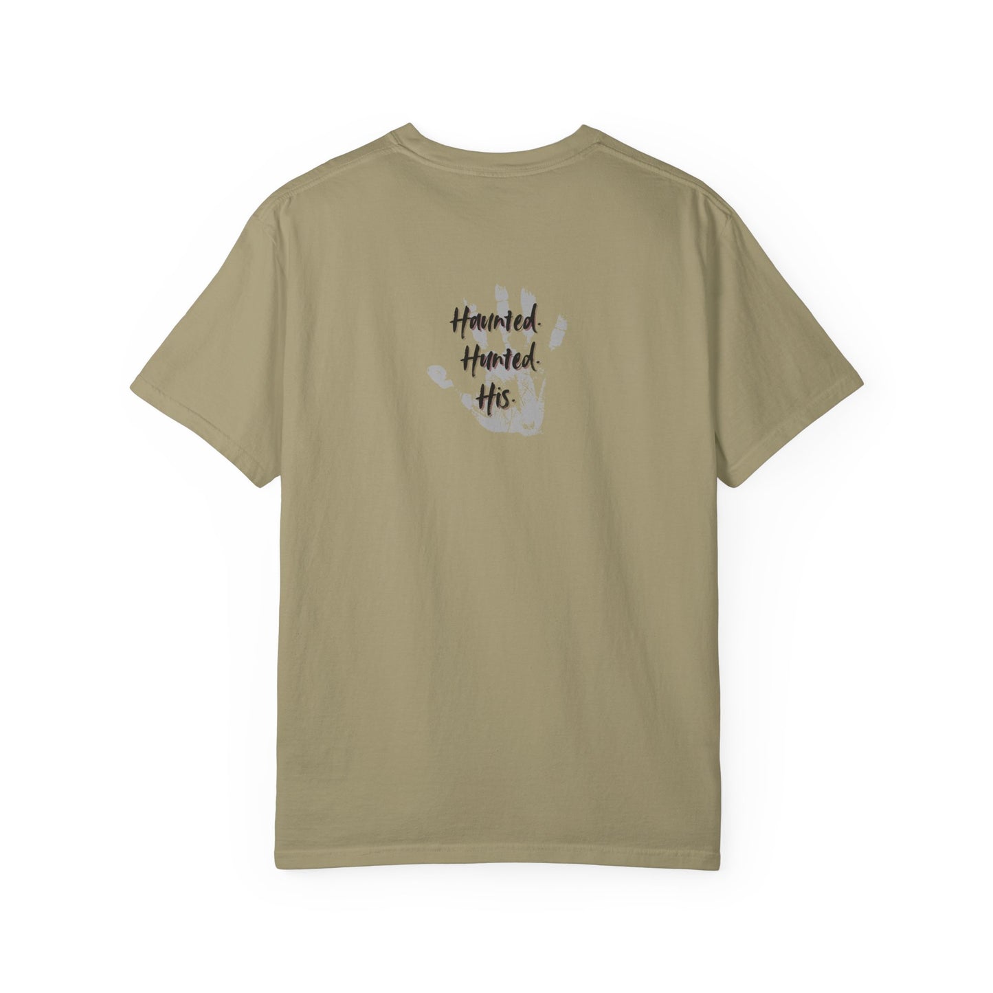 Handprint Unisex Garment-Dyed T-Shirt - Unique Casual Wear | Haunted. Hunted. His.