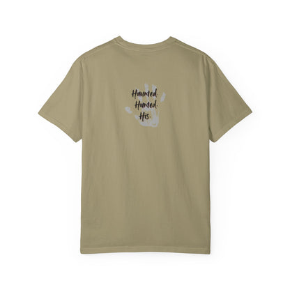 Handprint Unisex Garment-Dyed T-Shirt - Unique Casual Wear | Haunted. Hunted. His.
