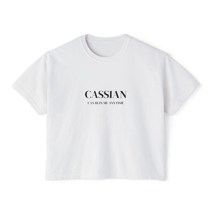 Chic Women's Boxy Tee with Inspirational Quote, Casual Summer Top, Everyday Wear, Gift for Her, Graphic Tee for Women