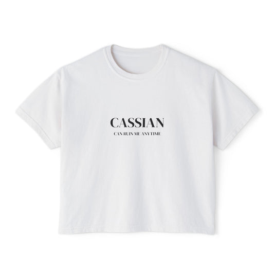 Chic Women's Boxy Tee with Inspirational Quote, Casual Summer Top, Everyday Wear, Gift for Her, Graphic Tee for Women