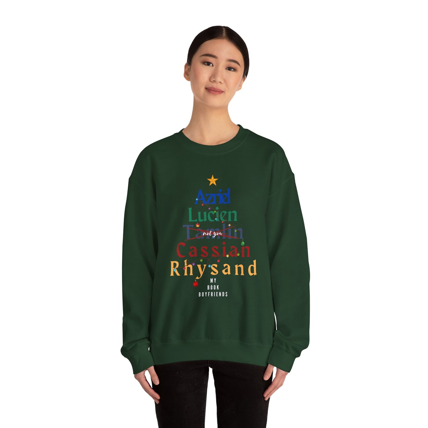 ACOTAR Book Boyfriends Christmas Sweatshirt | Rhysand, Cassian, Azriel Holiday Pullover