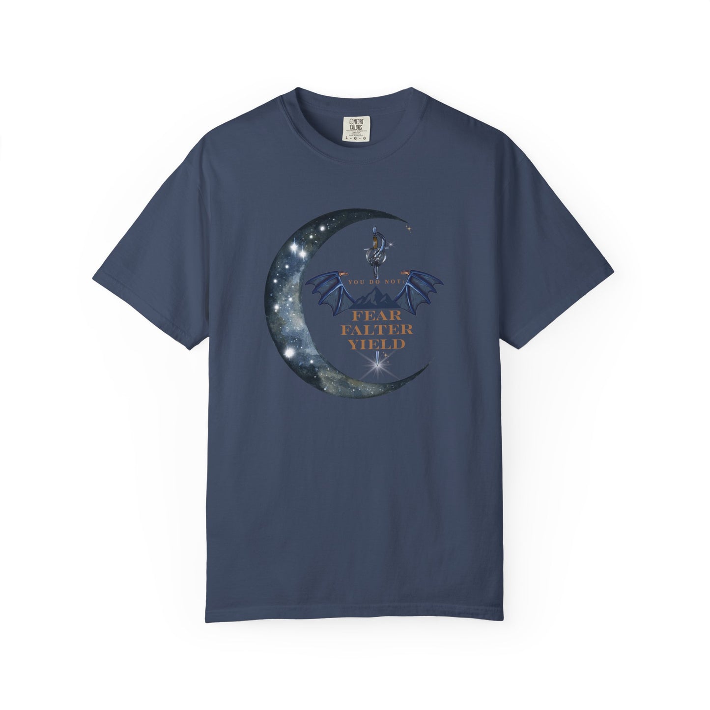 You Do Not Fear, Falter, Yield Tee | Fourth Wing Quote Shirt for BookTok Readers