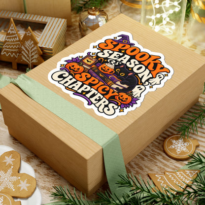 Spooky Season, Spicy Chapters Sticker | Halloween Bookish Decal