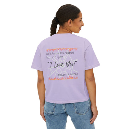 Boxy Tee - Aaron Warner Morally Gray Character Booktok Shirt
