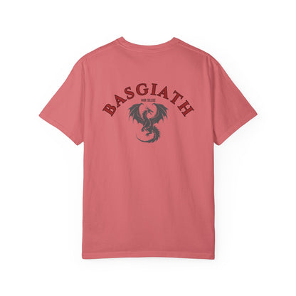 Basgiath War College Dragon Rider T-Shirt – Fantasy Academy Back Print Tee | Romantasy Reader Shirt