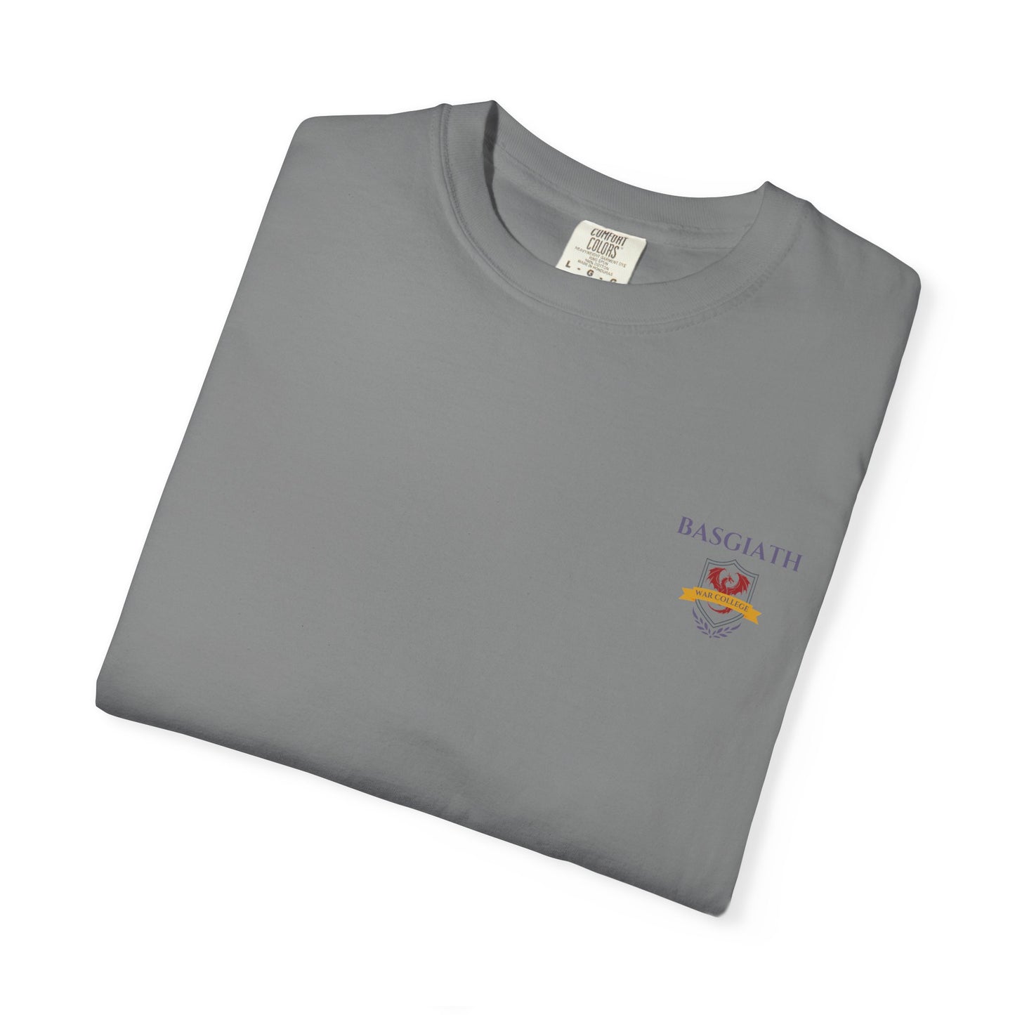 Basgiath War College T-Shirt | Fourth Wing Inspired Dragon Rider Pocket Tee | Gift for Readers