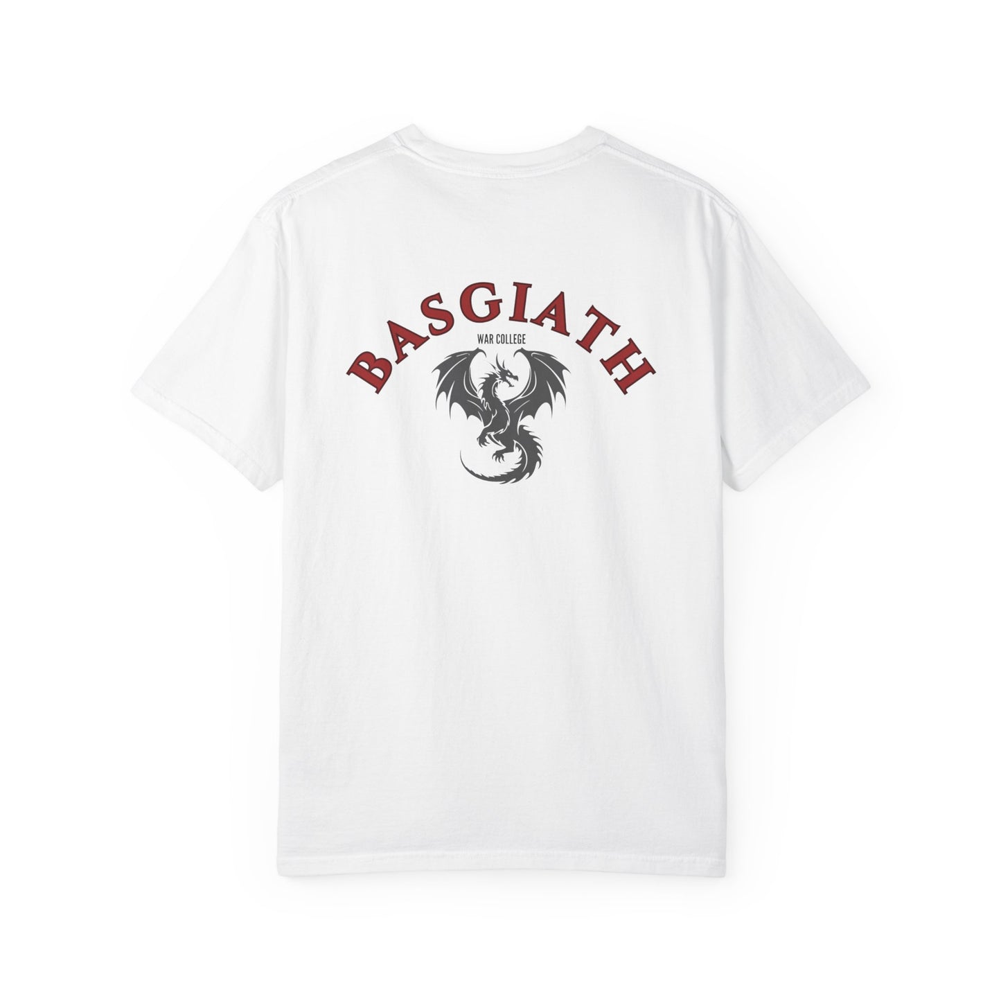 Basgiath War College Dragon Rider T-Shirt – Fantasy Academy Back Print Tee | Romantasy Reader Shirt