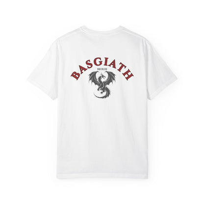 Basgiath War College Dragon Rider T-Shirt – Fantasy Academy Back Print Tee | Romantasy Reader Shirt