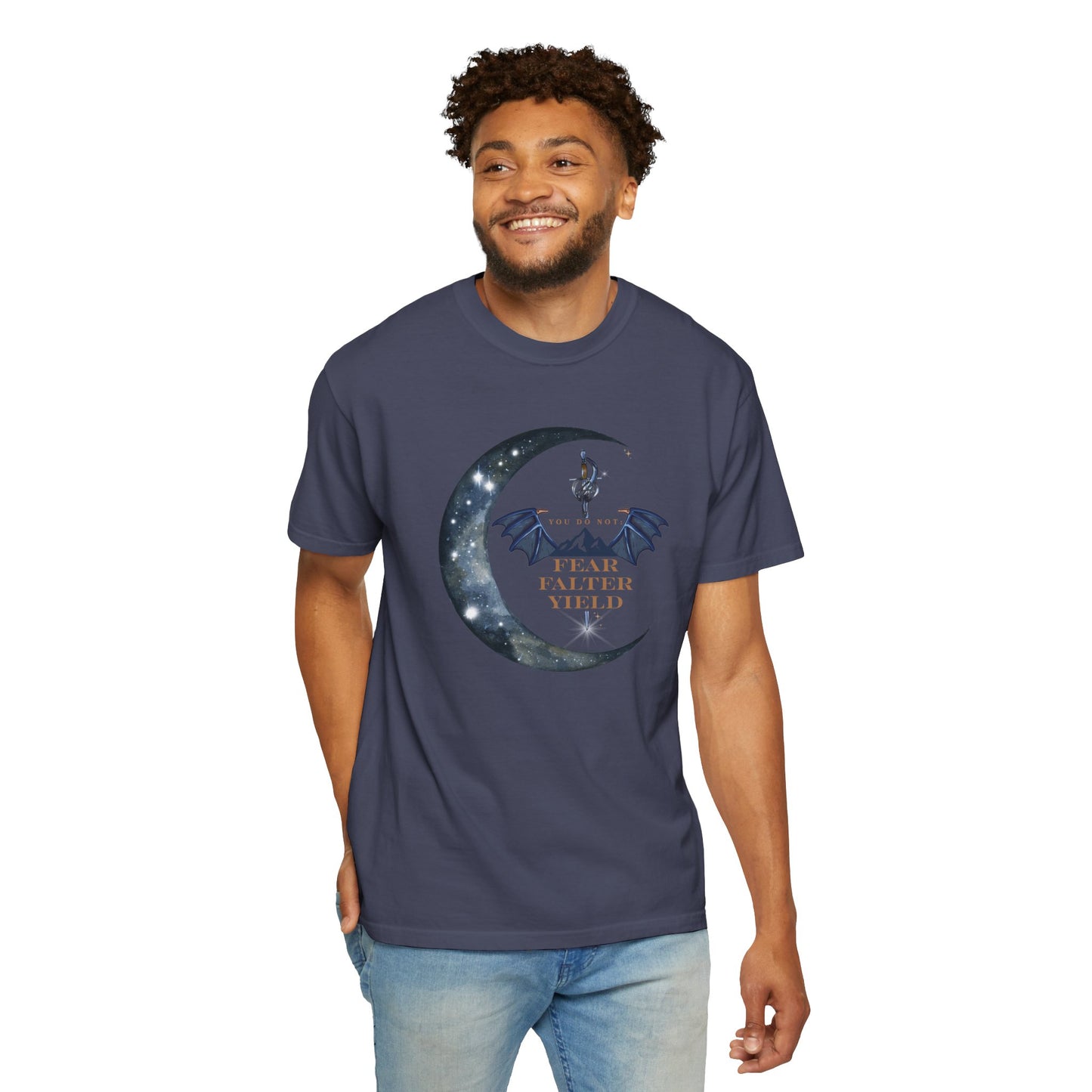 You Do Not Fear, Falter, Yield Tee | Fourth Wing Quote Shirt for BookTok Readers