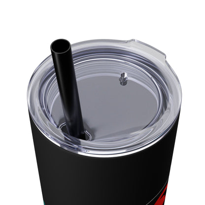 Personalized Skinny Tumbler with Straw & Lid, 20oz  Stainless Steel, Gift Ideas, Corporate Gifting, Bachelorette Party, Wedding Party Gifts