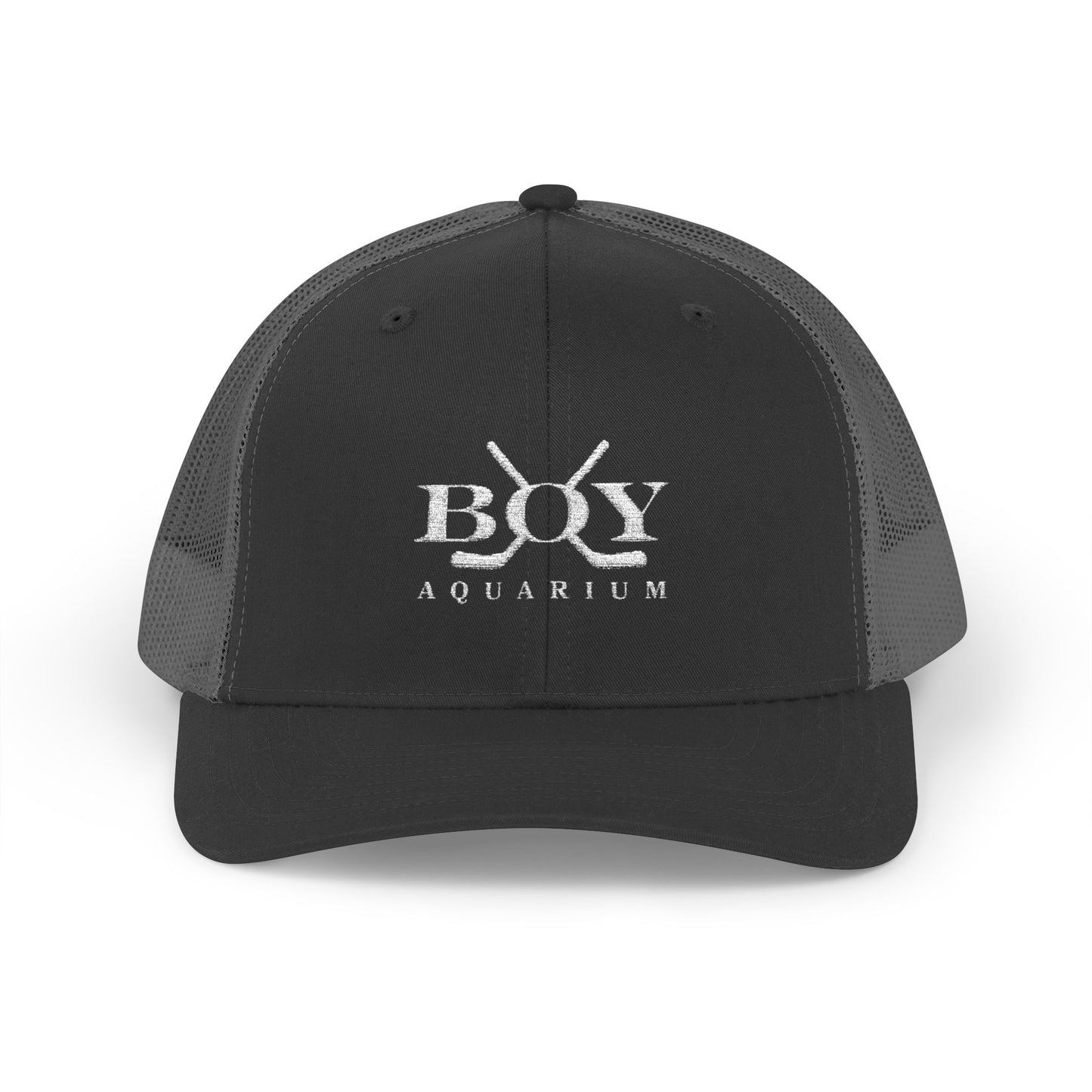 Boy Aquarium Hockey Trucker Cap | Embroidered Logo Hat