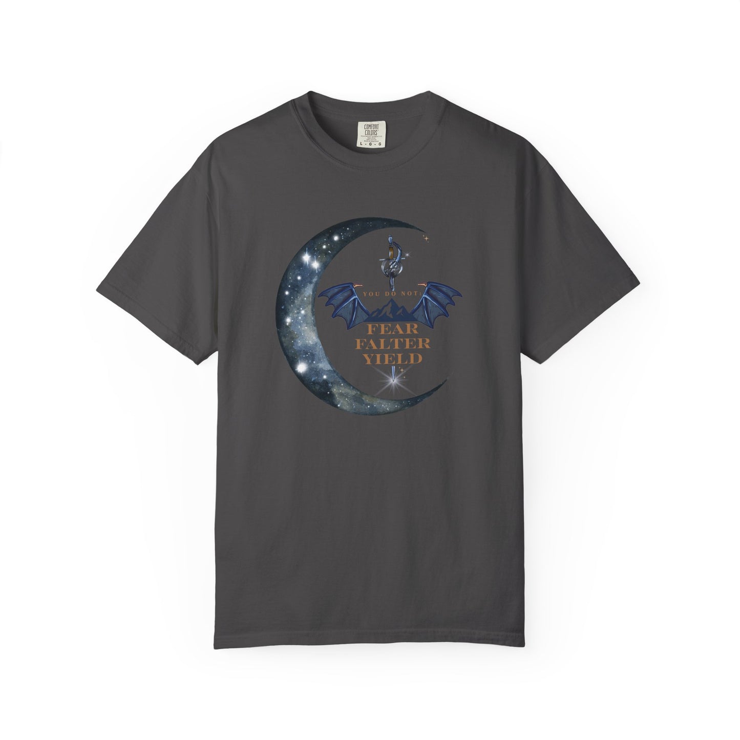 You Do Not Fear, Falter, Yield Tee | Fourth Wing Quote Shirt for BookTok Readers