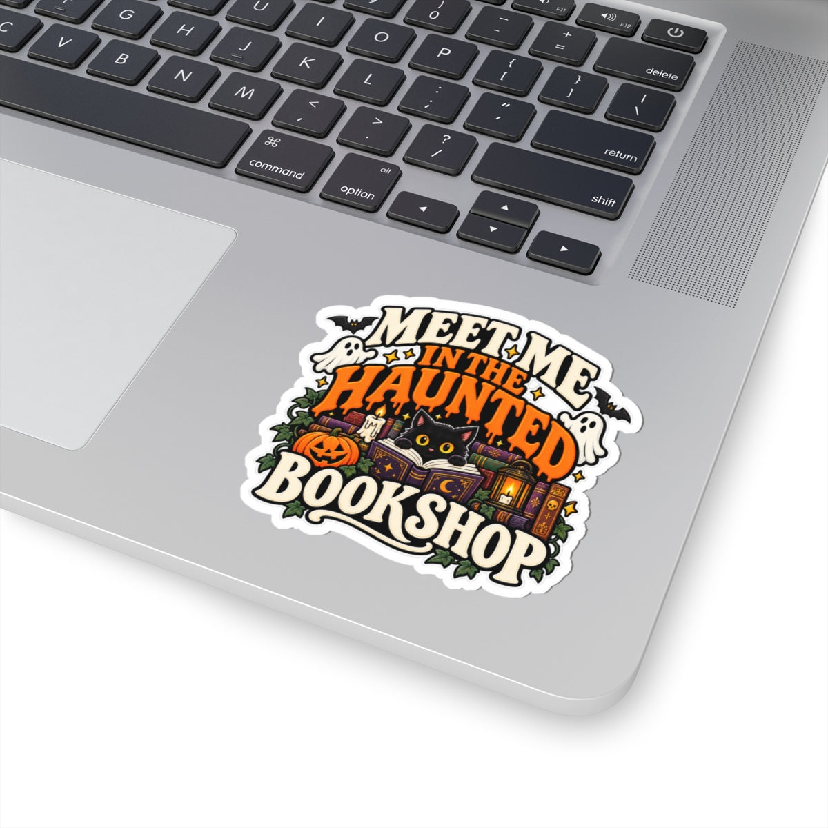 Meet Me at the Haunted Bookshop Sticker | Book Lover Decal
