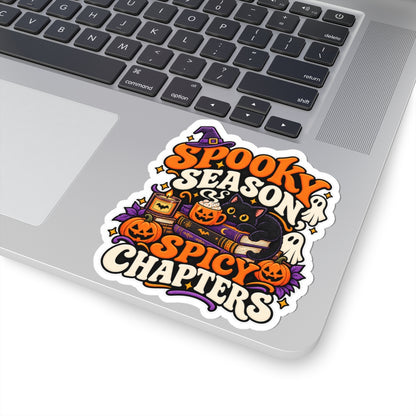 Spooky Season, Spicy Chapters Sticker | Halloween Bookish Decal