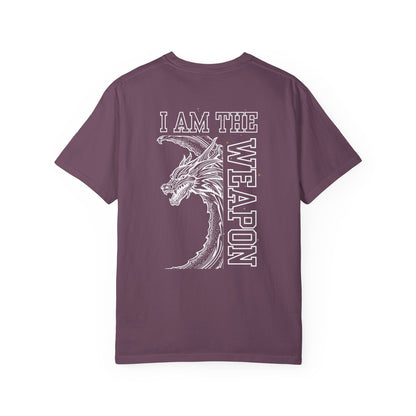 I Am the Weapon Tee | Xaden Riorson Fourth Wing Shirt for BookTok Fans Back Print
