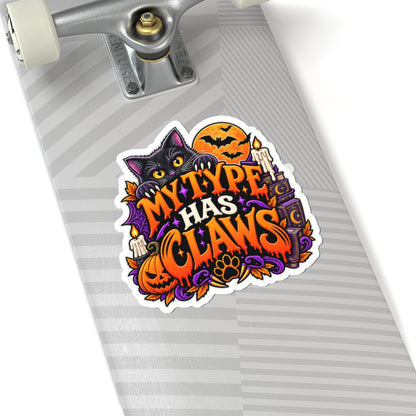 My Type Has Claws Sticker | Werewolf Romance Reader Decal