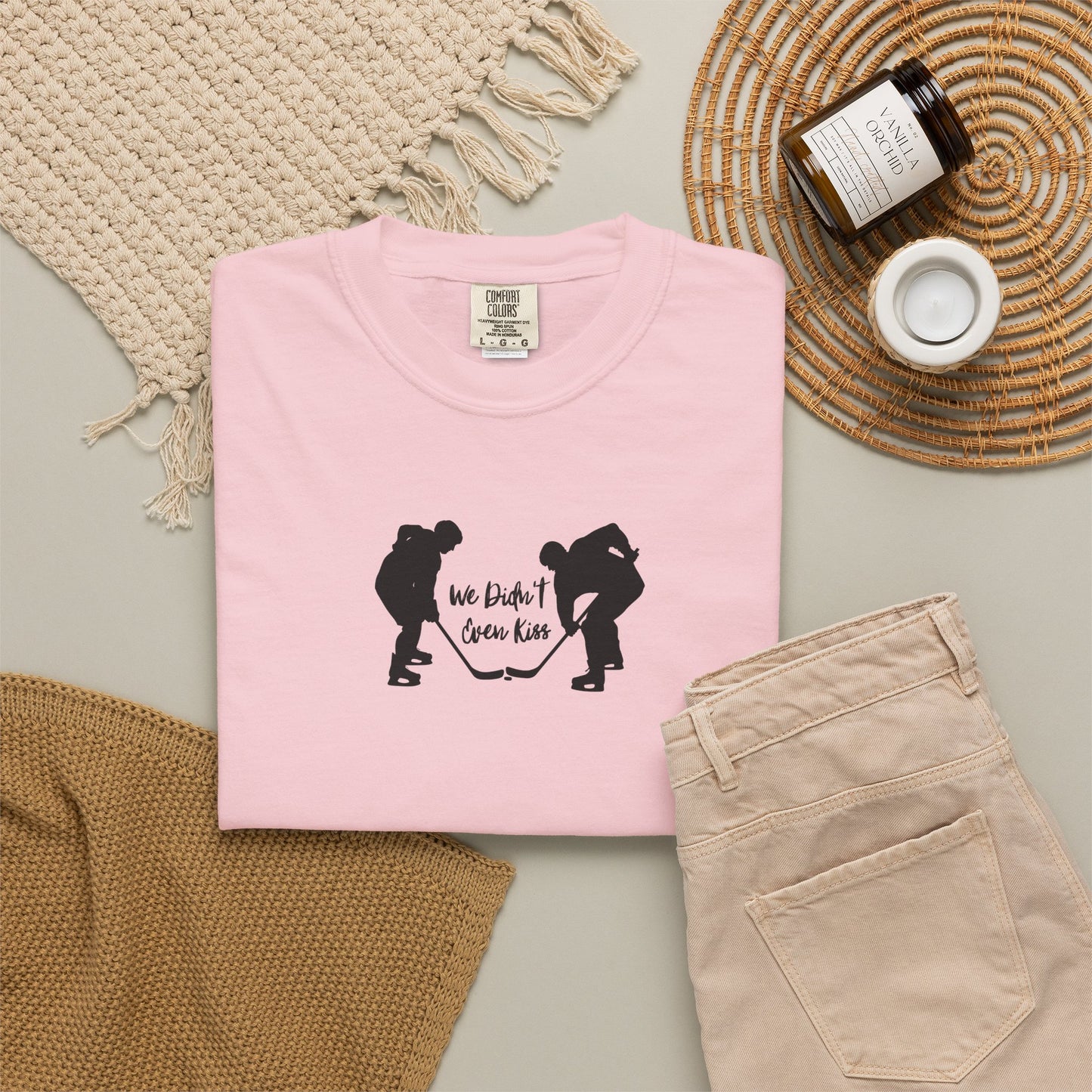 We Didn’t Even Kiss Hockey Shirt | Hockey Romance IYKYK Reader Tee