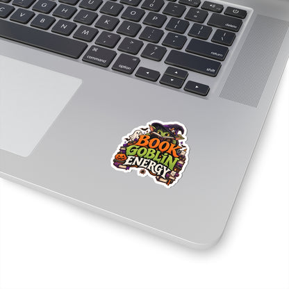 Book Goblin Energy Sticker | Funny BookTok Reader Decal