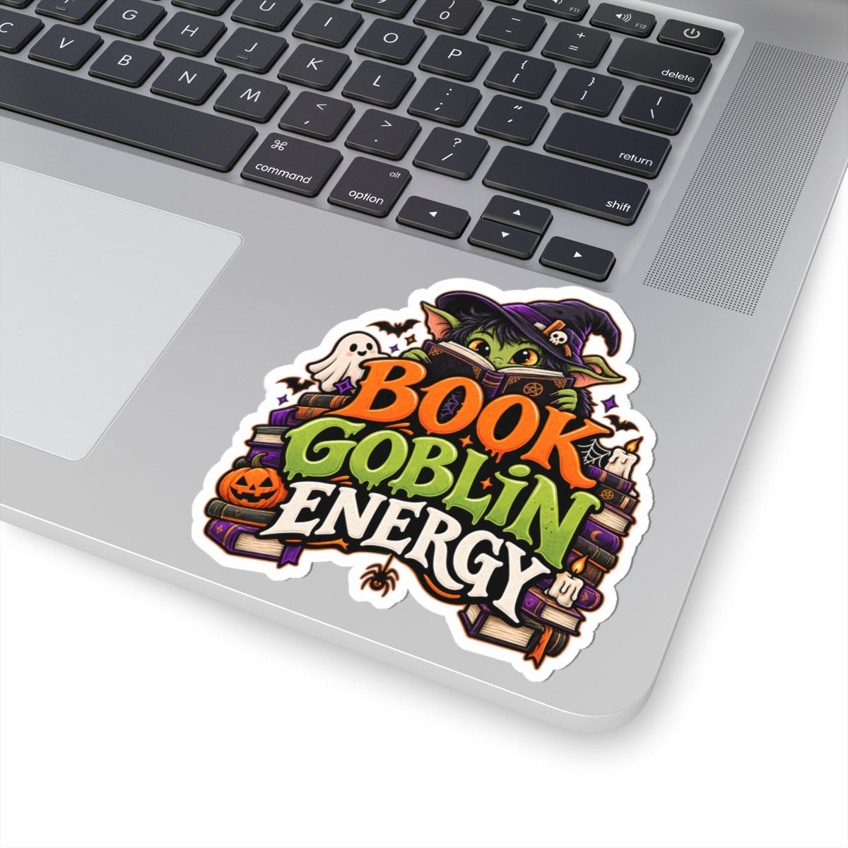 Book Goblin Energy Sticker | Funny BookTok Reader Decal