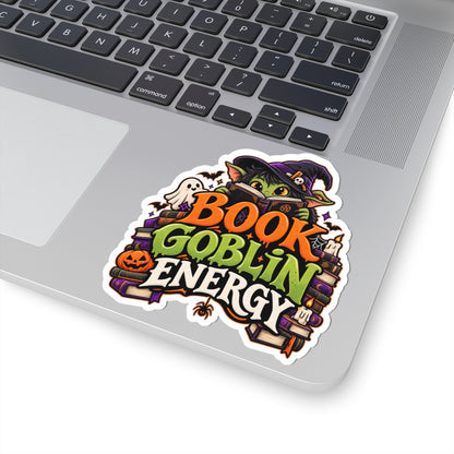 Book Goblin Energy Sticker | Funny BookTok Reader Decal
