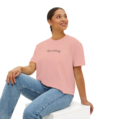 STFUATTDLAGG Minimalist Cursive Tee | Subtle Spicy BookTok Shirt