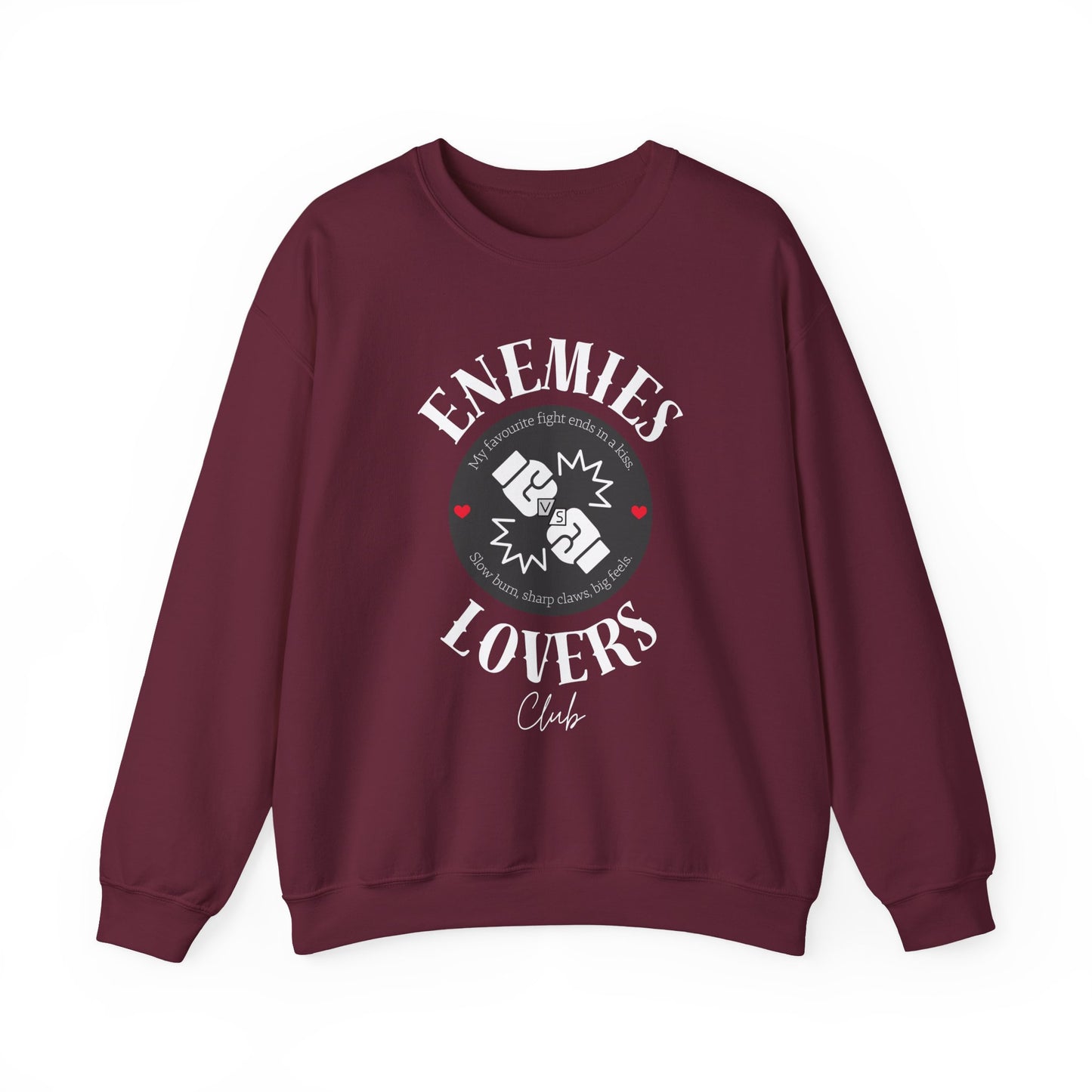 Enemies vs Lovers Club Sweatshirt | Enemies to Lovers Romance Pullover for BookTok Fans