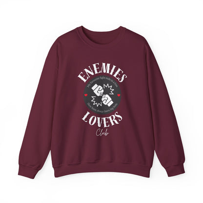 Enemies vs Lovers Club Sweatshirt | Enemies to Lovers Romance Pullover for BookTok Fans