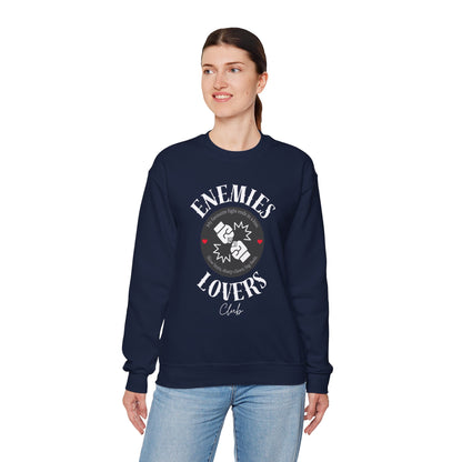 Enemies vs Lovers Club Sweatshirt | Enemies to Lovers Romance Pullover for BookTok Fans